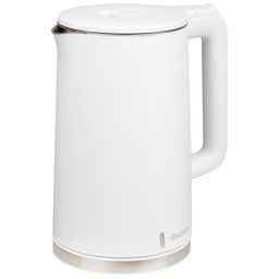 Чайник ENERGY E-208 (1,7 л) белый, двойной корпус 164148