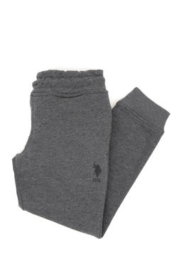 Меланжовые спортивные штаны для мальчика антрацитового цвета Неожиданная скидка в корзине