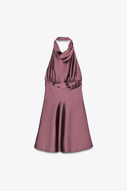 SATIN MINI DRESS - Zara фото 2