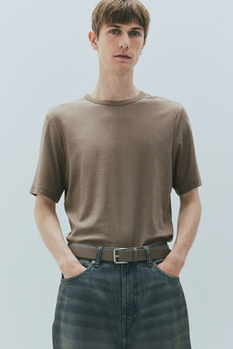 Camiseta de canale Slim Fit - H&m фото 3