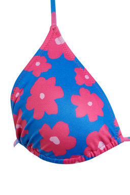 TRENDYOLMILLA Batik Desenli Ucgen Baglamal? Bikini Tak?m? TBESS23BT00005  фото 31