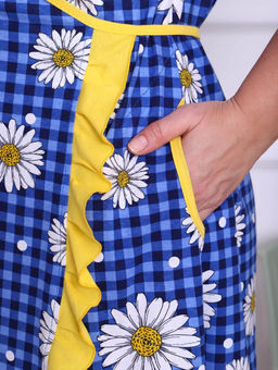 IV-CAPRIZ Полянка - халат синий  фото 7