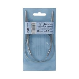 Спицы GAMMA круговые MKS сталь d 6.0 мм 40 см 1 шт с металлической леской