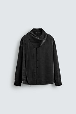 FLOWING BANDANA SHIRT - Zara фото 7