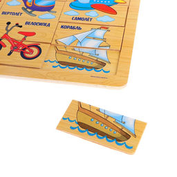 Пазл Транспорт, 24 элемента - Лесная мастерская фото 3