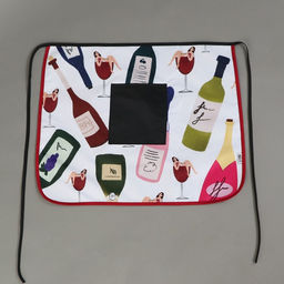 Фартук кухонный Вино, с карманом - Beauty fox фото 2