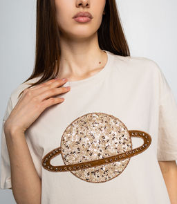 Футболка #КТ2-48, светло-бежевый - Dommod фото 5