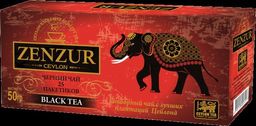Zenzur. Black tea 50 гр. карт.пачка, 25 пак.