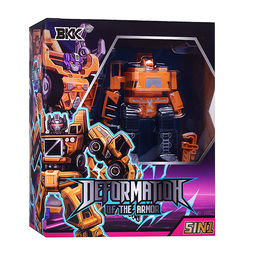 Робот трансформирующийся в спец технику, в коробке