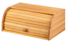 Хлебница 40*27*17 см с откидной крышкой, бамбук