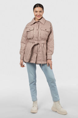 Пальто женское демисезонное (пояс) - El podio фото 11