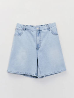 Джинсовые шорты А-силуэта ZR2605092376-101 / Zarina