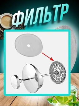 Набор фильтров для френч пресса 800/1000мл 2шт