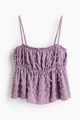 Top en punto con textura