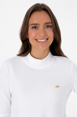 Kad_n Beyaz Sweatshirt Sepette S_rpriz _ndirim - U.s. polo assn фото 2