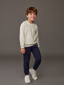 Bisiklet Yaka Erkek ?ocuk Sweatshirt 2li