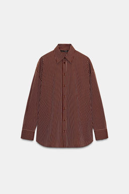 ZW COLLECTION LIMITED EDITION STRIPED SILK SHIRT - Zara фото 5