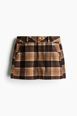 Brushed-finish mini skirt - H&m фото 4