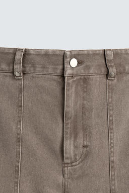 LIMITED EDITION RELAXED FIT TROUSERS WITH STUDS - Zara фото 10