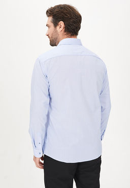 Сорочка мужская длинный рукав GREG 211/131/226/Z/1p STRETCH  фото 4