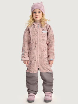 Комбинезон 8м8626 пудра/кофе