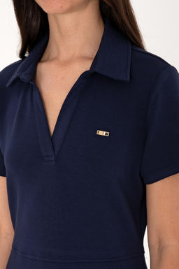 Kad_n Lacivert _rme Elbise Sepette S_rpriz _ndirim - U.s. polo assn фото 6