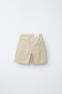 BERMUDA POPEL?N PINZAS PENN  / Beige claro - Zara фото 2