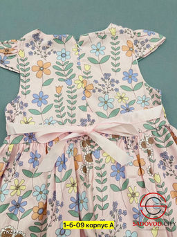 Платье летнее детское с принтом