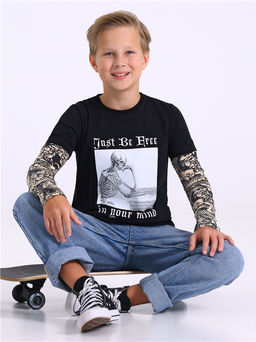 лонгслив 1ПДЛД4025804н - Апрель фото 2