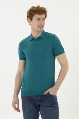 Мужской темно-зеленый свитер