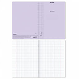 Цена за 6 шт. Тетрадь общая ученическая с пластиковой обложкой на скобе ErichKrause Классика CoverPrо fizzy, Pastel, розовый, А4, 48 листов, клетка  фото 8