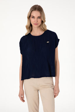 Kad_n Lacivert Ti__rt Sepette S_rpriz _ndirim