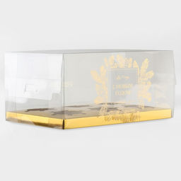 Цена за 5 шт. Коробка для капкейка «С Новым годом», 23×16×11.5 см