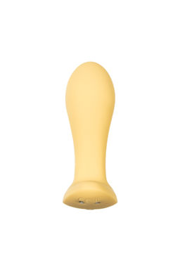 Анальный вибратор Satisfyer Intensity Plug, силикон, желтый, 9 см  фото 2