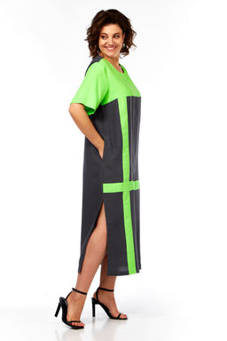 Платье Diamant 2076 зеленый  фото 4