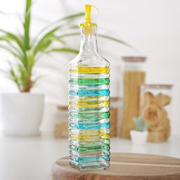 Бутыль стеклянная для соусов и масла Перелив, 600 мл, h=28 см