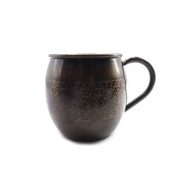 Медная кружка с ручкой для настаивания медной воды 500ml 9.5cm-8.5cm - Сандаловый дом фото 3