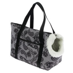 Сумка - переноска для животных, зимняя, оксфорд, 40 х 19 х 26 см, микс цветов - Пижон фото 2