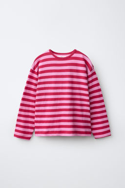 CAMISETA SOFT RAYAS / Rosa