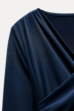 DRAPED TOP - Zara фото 26