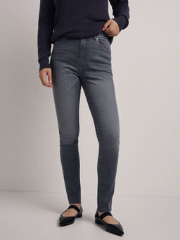 CONTE CON-669 Джинсы skinny с высокой посадкой и эффектом потертости grey - Conte elegant фото 2