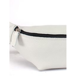 Сумка женская натуральная кожа (на пояс) Croco-855, 1 отд, серый флотер (265) 246715 - Adelia фото 4