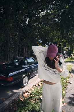 FRONT EMBROIDERED SWEATSHIRT - Zara фото 2