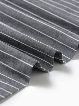 Постельное бельё евро «Этель» Quiet shade, жатый хлопок, серое