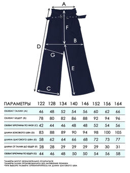 Брюки для девочек - Синий мир фото 5