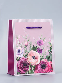 Цена за 4 шт. Пакет подарочный ламинированный Мгновение 11.5?14.5?6.5 см