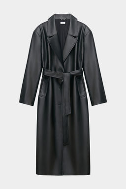 Тренч прямого силуэта из экокожи - Mollis фото 7