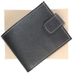 Портмоне мужское Croco-ПР-903 натуральная кожа 3 отд, 3 карм, черный флотер (40) 207672  фото 4