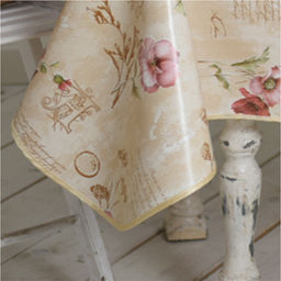 Скатерть ПВХ "Мажор", обработанная бейкой 135х160 (+/- 5)см