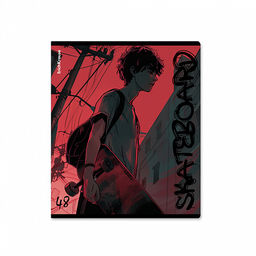 Цена за 5 шт. Тетрадь общая ученическая ErichKrause Mystery Guy, 48 листов, выборочный УФ-лак, клетка_MIX-PACK  фото 3